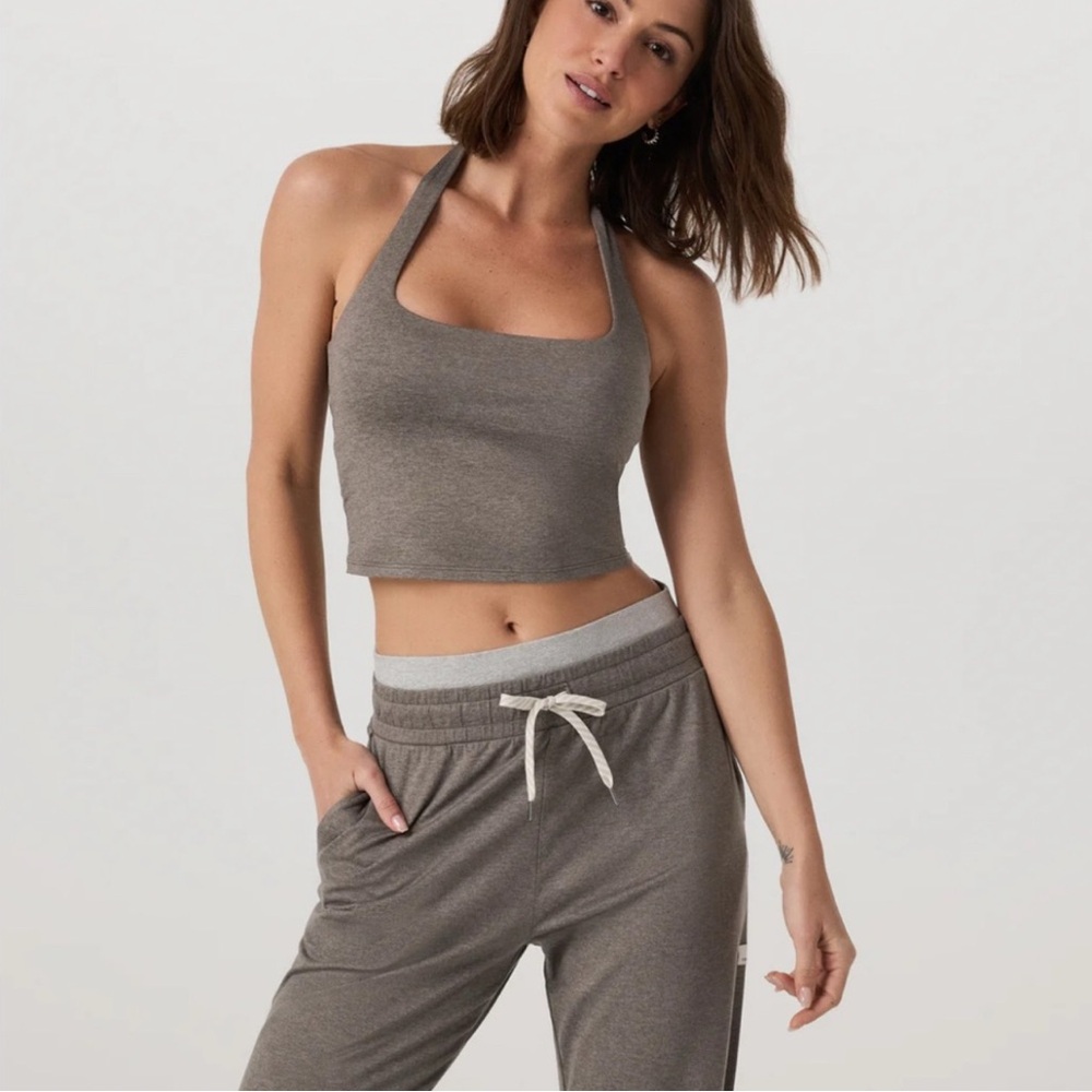Vuori Halo Halter Top Black M